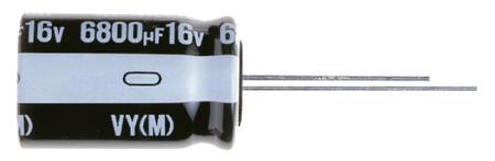 UVY1A331MED Nichicon 330μF Aluminium Electrolytic Capacitor 10V dc, Through Hole -