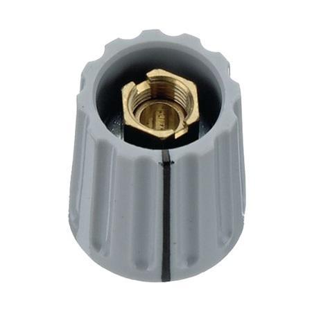 021-4510 Elma 21mm Grey Potentiometer Knob for 6.35mm Shaft Round Shaft,