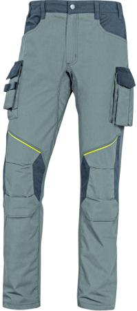 MCPA2GRPT Delta Plus MACH CORPORATE Unisex's Black, Green, White, Yellow 35% Cotton Ripstop, Canvas 65% Polyester, Size S Waist