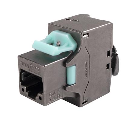 5X8FS8 CAE Multimedia Connect  Series Female RJ45 Connector, Tool-less Cable Mounting, Cat8 Straight