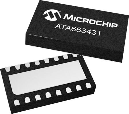 ATA663431-GDQW Microchip , LIN Transceiver 20kbps LIN, 16-Pin VDFN