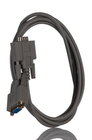 266-8497 RS PRO Female 9 Pin D-sub to Female 9 Pin D-sub Serial Cable, 2m PVC