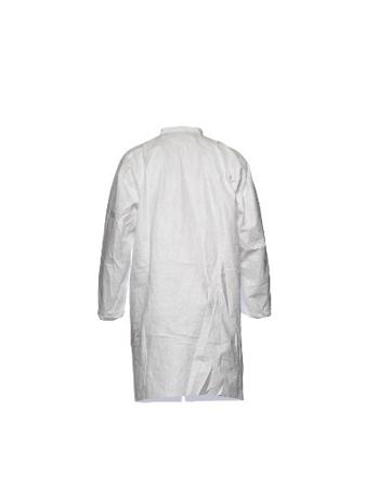 D15534012 DuPont White Unisex Visitor Coat, L