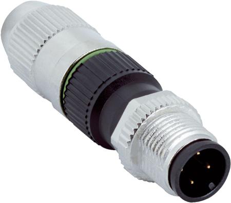 YM12U14-1434K2951A SICK Connector, Screw Mount, M12 Connector, Plug, Male, IP65, IP67, YM12U14 Series