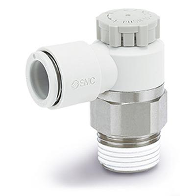 AS3201F-02-08SA SMC AS3 Series Threaded Pneumatic Silencer & Exhaust Restrictor Function Fitting, R 1/4 Inlet Port, 8mm Tube Inlet