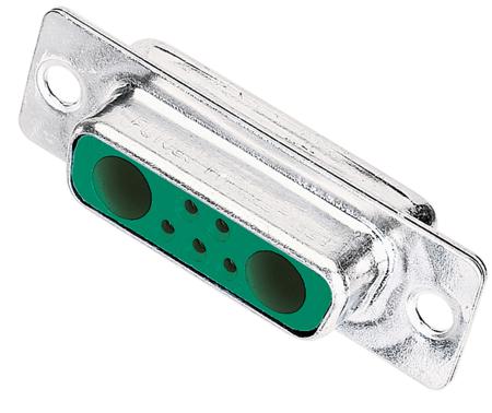 09692015072 HARTING 7W2 7 Way Panel Mount D-sub Connector Socket, 2.84mm Pitch