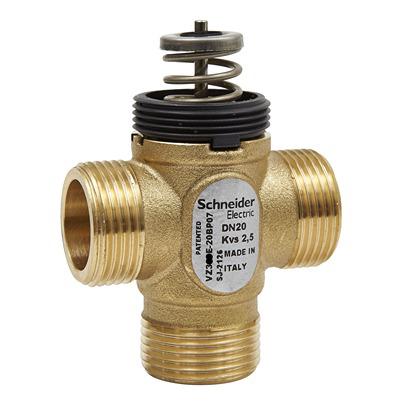 VZ319C-20BP07 Schneider Electric 3 port Zone Valve, Zone Valve type , 20mm Pipe Size, 255.1 kPa