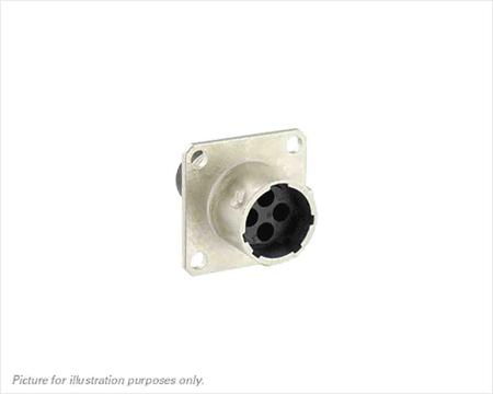 UT00104PH Souriau Sunbank by Eaton Circular Connector, 4 Contacts, Flange, Standard Connector, Plug, Male, IP68, IP69K, UT0 Series