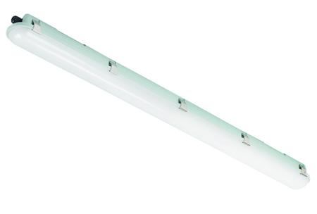 286-494 RS PRO 30 → 55W LED Batten Light, 100 → 240V ac LED Batten, 1 Lamp, Anti-corrosive, 1200mm Long, IP65