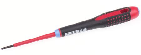BE-8800S Bahco Pozidriv  Screwdriver, PZ0 Tip, 75 mm Blade, VDE/1000V, 197 mm Overall