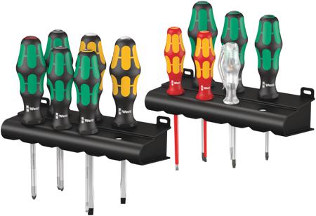05051011001 Wera Phillips; Pozidriv; Slotted; Torx Insulated & Standard Screwdriver Set, 12-Piece