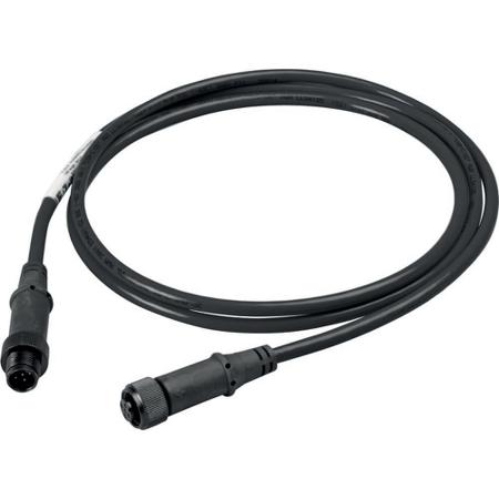 179546-SWD4-2LR5-1-2S Eaton Straight Male M12 to Straight Female M12 Cable, 2m