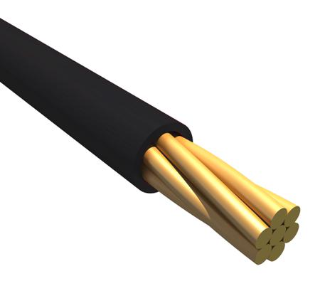 6825 BK001 Alpha Wire Ecogen Ecowire Plus Series Black 0.75 mm² Hook Up Wire, 18 AWG, 19/0.23 mm, 305m, MPPE Insulation,