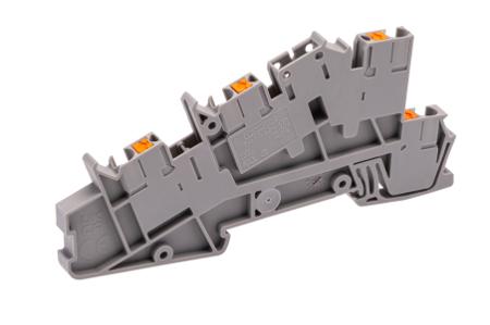 3213961 Phoenix Contact PTI Series PTI 2,5-L/TG Terminal Block, 4-Way, 24A, 26 → 12 AWG Wire, Push In Termination