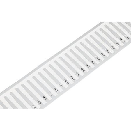 211-811 WAGO 211 Push In Cable Marker, White, Pre-printed "Plain", for Nozzles,