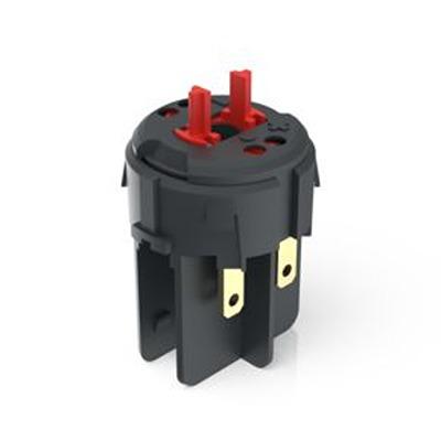 1.20.126.704/0000 RAFI RAFIX FS Series Contact Block for Use with Plug In Distributor, 250V ac, DPST