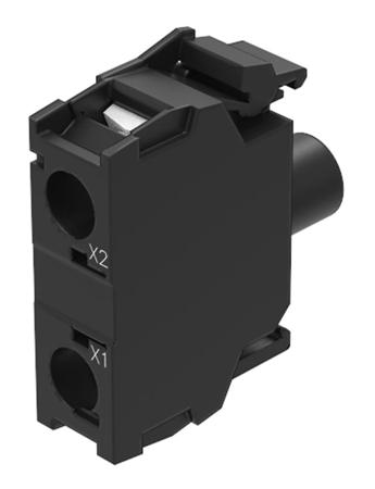 45-320.1E16 EAO Series 45 Series Light Block, 24V ac/dc, Red Light