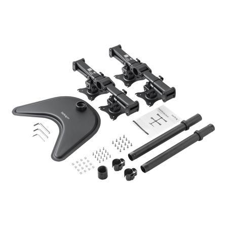 ARMBARQUAD StarTech.com Quad Monitor Desk Stand, Max 27in Monitor, 4 Supported Display(s) With Extension Arm