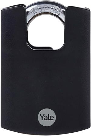 Y121B-50-132-1 Yale Padlock Brass Padlock, 9.5mm Shackle, 57mm Body