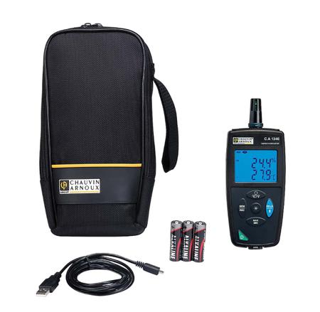 P01654246 Chauvin Arnoux C.A 1246 Thermohygrometer, +140 °F, +60 °C