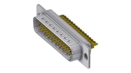 HD-D44PZ/2 Deltron Connectors HD D-sub Connector Plug