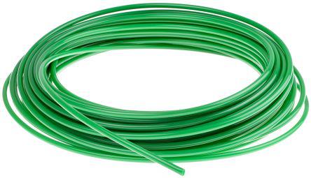 415-0373 RS Pro Green 30m Long Coil Tubing Without Connector Nylon 17 bar, -40 → +80°C