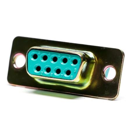 M24308/2-1Z Amphenol India M2000 9 Way Panel Mount D-sub Connector Socket, 2.77mm Pitch, with Panel Mount