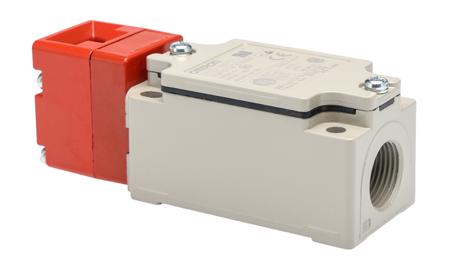 D4BS-4AFS Omron D4BS Safety-Rated Interlock Switch, DPDB 2-NC, Plastic, Key