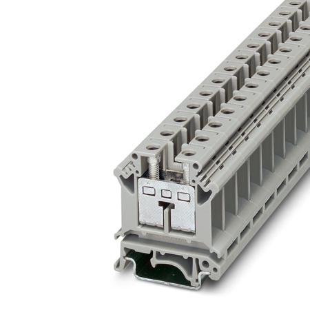 3006153 Phoenix Contact  UIK 16 Series Grey, 16mm², Screw Termination