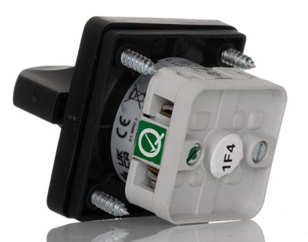 265-7691 DP 2 Position 90° Rotary Cam Switch, 500V ac, 12A, Knob Actuator