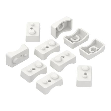 360-036 RS PRO ABS Pole Mount Bracket for Use with Enclosure, 31.7 x 19.7 x 13mm