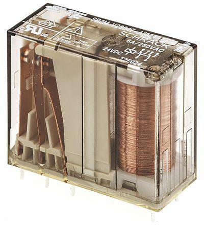RP410024 TE Connectivity SPDT Non-Latching Relay PCB Mount, 24V dc Coil, 12 A