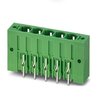 1998904 Phoenix Contact PCV Series Wave Soldering Mount PCB Header, 6 Contact(s), 10.16 mm Pitch, 1 Row, Shrouded