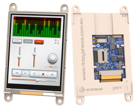 SK-gen4-IoD-32T 4D Systems  TFT LCD Colour Display / Touch Screen, 3.2in, 240 x 320pixels