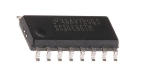 DS34C86TM/NOPB Texas Instruments  Line Receiver, 16-Pin SOIC