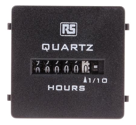 896-6898 RS PRO Hour Meter, 6 Digit Analogue, 50Hz, 10 → 80 V dc