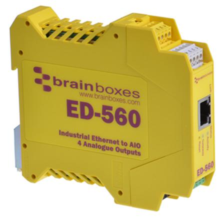 ED-560 Brainboxes PLC I/O Module for Use with ASCII, Ethernet, Modbus, Analogue