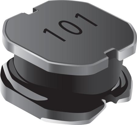 SRN1060-101M Bourns, SRN1060, 1060 Yes Surface Mount Inductor with a Ferrite Core, 100 μH Semi Shielded 20 % 1.7 A Idc Q:13