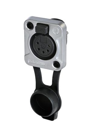 RRX5F-Z-001-0 Socket Mount XLR Connector, Female, IP65, 5 Way