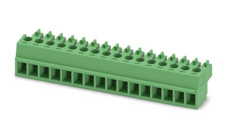 1803714 Phoenix Contact, 3.81mm Pitch, MC 1.5/16-ST-3.81, 16 Way, , Pluggable Terminal Block, Plug, Cable Mount, Screw