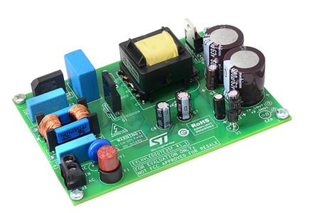 EVLHVLED007W35F STMicroelectronics , 35W LED driver LED Driver Evaluation Board for HVLED007 for Safe operation in