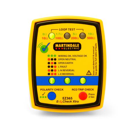 EZ365 Martindale, Model  Socket Tester 30mA 230V CAT III 300V