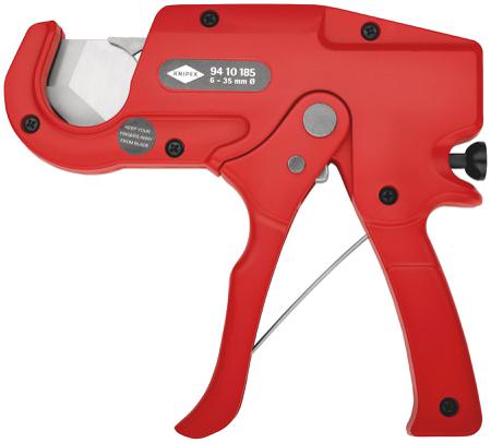 94 10 185 Knipex Pipe Cutter 6 → 35 mm, Cuts Plastic