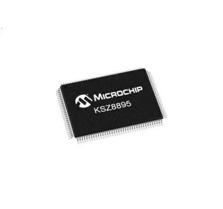 KSZ8895RQXI Microchip , Ethernet Switch IC, 100Mbps MII, RMII, 128-Pin PQFP