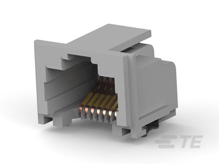 5406721-1 TE Connectivity 5406721 Series Female RJ45 Connector, Surface Mount, Cat5 Right Angle 1 Port 8 -Way