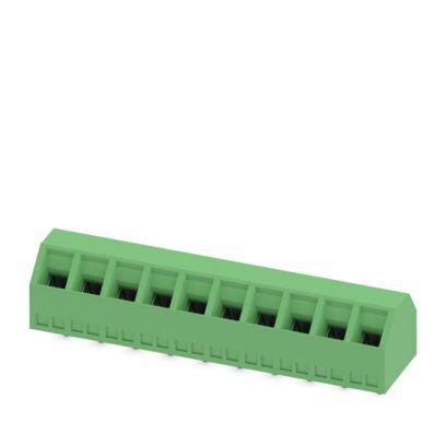 1869143 Phoenix Contact PCB Terminal Block, 10-Contact, 5mm Pitch, Wave Soldering, 1-Row, Plug In, Screw Termination
