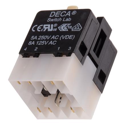 745-2420 RS PRO Contact Block for Use with ADA16E Series, 125 V ac, 250 V ac, 2NO + 2NC