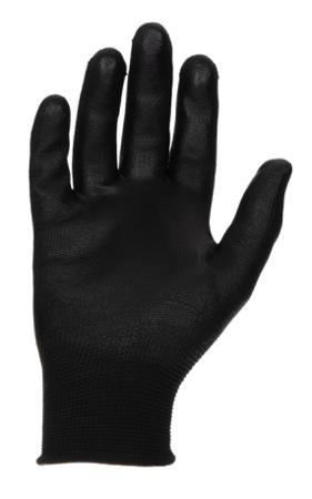 LN620-08 RS PRO Black Nylon General Purpose Work Gloves, Size 8, Medium, Polyurethane Coating