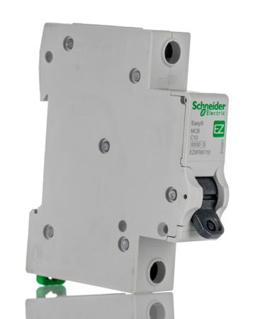 EZ9F66110 Schneider Electric 10A 1 Pole Type C Miniature Circuit Breaker Easy 9 EZ9