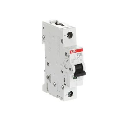 2CDS271061R0537 ABB System Pro M Compact S200 M UC MCB, 1P, 32A Curve K, 230V AC, 220V DC, 10 kA Breaking Capacity